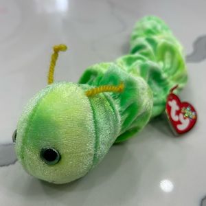 Rare Beanie Babie Squirmy with error & tush stamp